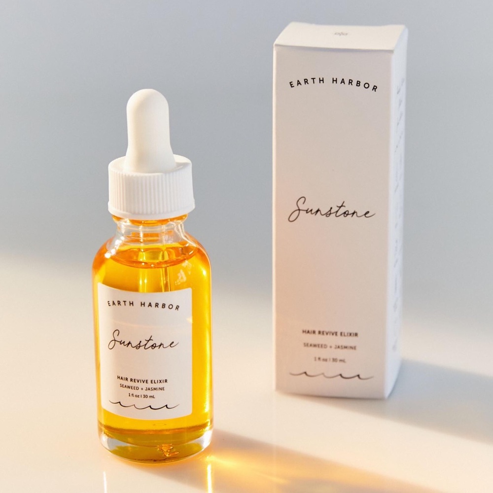 Earth Harbor Sunstone Hair Revive Elixir Seaweed + Jasmine